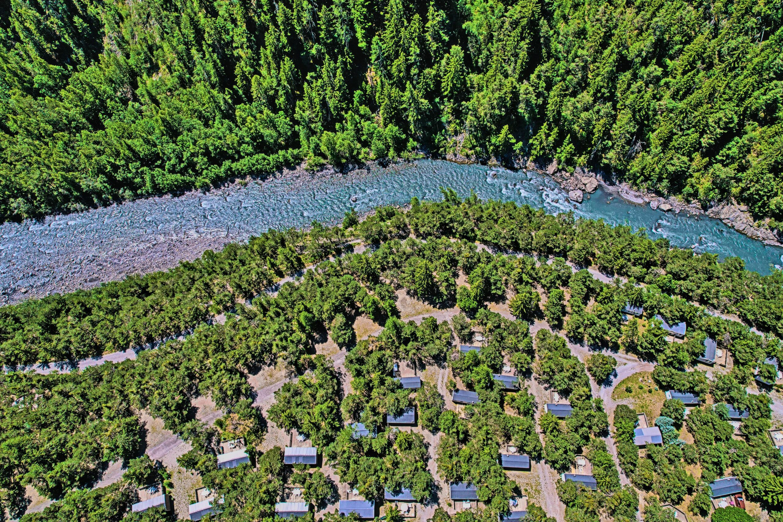 Fluss Ubaye-Camping-Barcelonnette